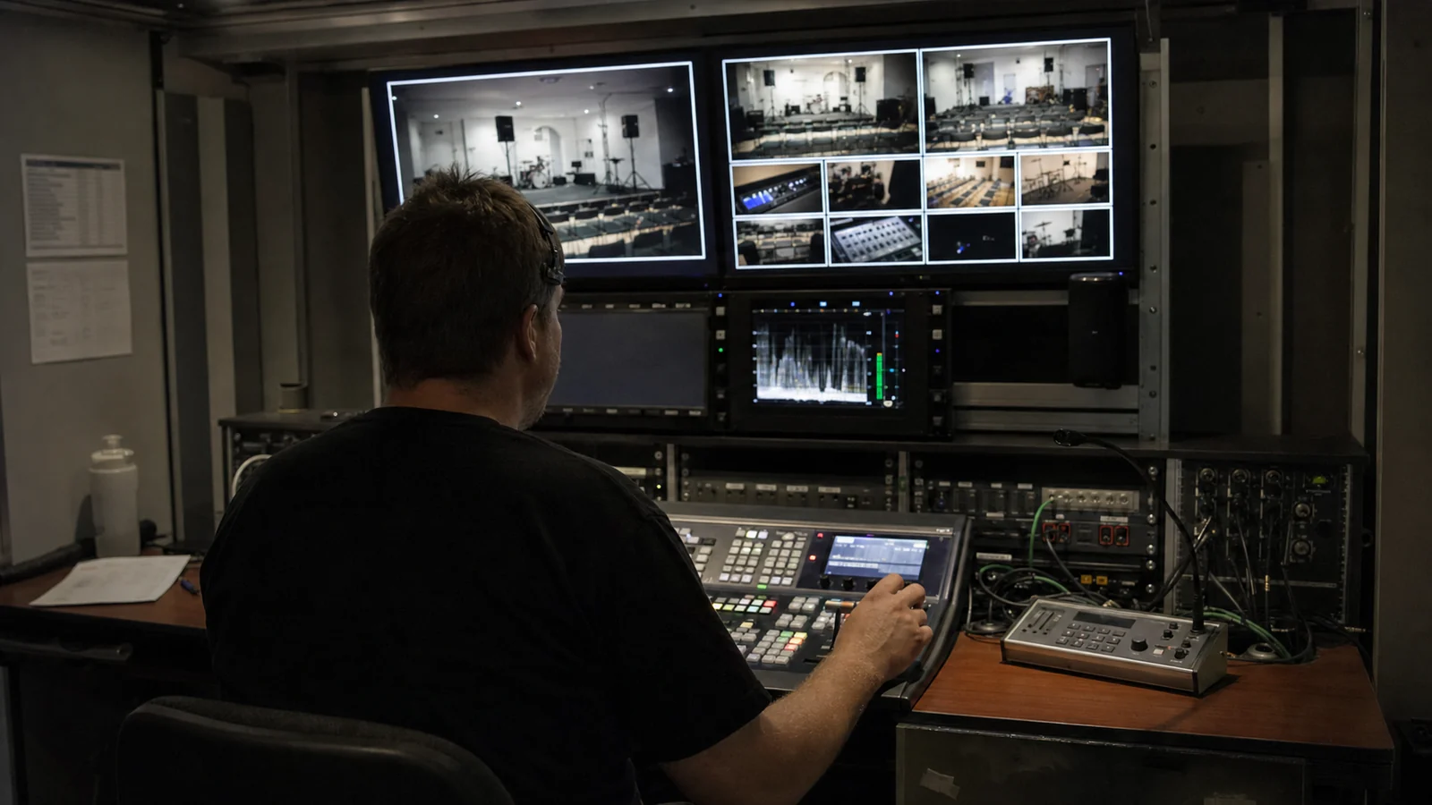 Control de realizacion y broadcast profesional